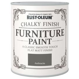 Rust-Oleum Chalky Furniture Matt Paint 750ml - Anthracite