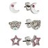 Me to You Tatty Teddy Silver Plated Stud Earrings - Set of 3