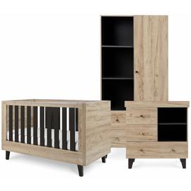 Tutti Bambini Como Nursery 3 Piece Furniture Set - Oak Grey