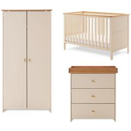 Obaby Evie Nursery 3 Piece Furniture Set - Cream