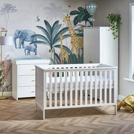 Obaby Evie Nursery 3 Piece Furniture Set - White