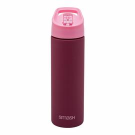 Smash Stainless Steel Burgundy Sipper Cap Water Bottle-750ml