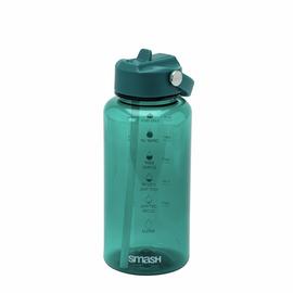 Smash Teal Water Bottle With Sipper Straw Cap - 800ml
