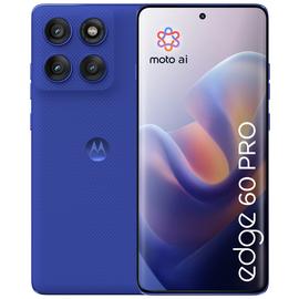 SIM Free Motorola Edge 60 Pro 5G 512GB AI Mobile Phone Blue