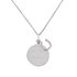 Moon & Back Sterling Silver Love, Luck, Happiness Pendant