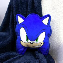 Sonic Shaped Cushion - Blue - 35x35cm