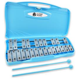 A-Star 25 Note Chromatic Glockenspiel - Blue