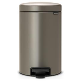 Brabantia 12 Litre New Icon Pedal Bin - Dark Grey