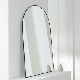Habitat Black Arch Wall Mirror - 100x70cm