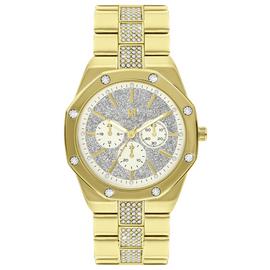 Spirit Ladies Gold Tone Stone Set Bracelet Watch