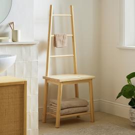 Habitat Akio Towel Stool -  Natural