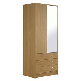Argos Home Malibu 2 Door 3 Drawer Mirror Wardrobe