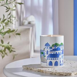 Habitat Medium Ceramic Candle - Santorini