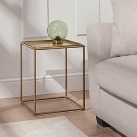 Argos Home Gideon Side Table - Gold