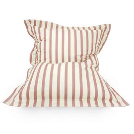 rucomfy Kids Stripe Out Squarbie Bean Bag- Pink