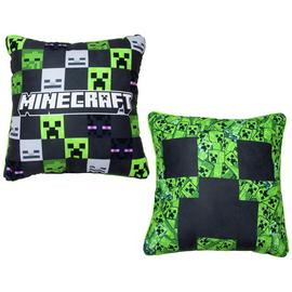 Minecraft Cubed Square Cushion - Green - 40x40cm