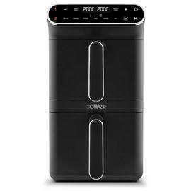 Tower T17190 11L Twin Stack Air Fryer - Black