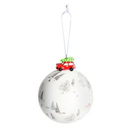 Argos Home Single Driving Home For Christmas Bauble