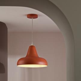 Habitat Aerial Metal Pendant Light - Burnt Orange