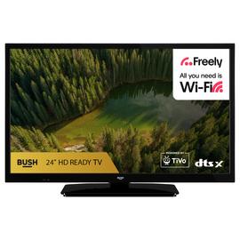 Bush 24Inch 24HT25CB Smart HD Ready HDR LED Freely TV