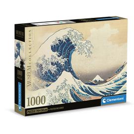Clementoni 1000 Piece Hokusai The Great Wave Jigsaw Puzzle