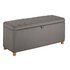 Argos Home Large Fabric Ottoman - Grey
