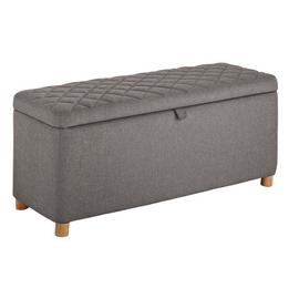 Argos Home James Large Fabric Ottoman - Grey