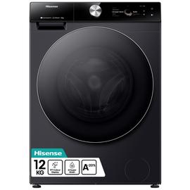 Hisense WF7S1247BB 12KG 1400 Spin Washing Machine - Black