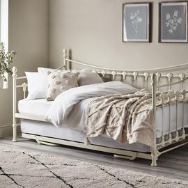 Julian Bowen Versailles Single Trundle Day Bed - White