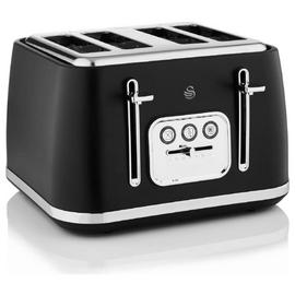 Swan Serenity ST19024BLK 4 Slice Toaster - Black