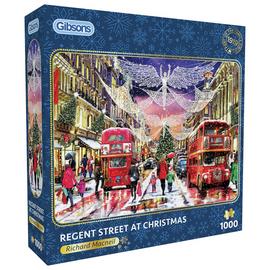 Gibsons Regent St Christmas 1000 Piece Jigsaw Puzzle