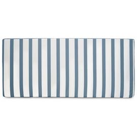 rucomfy Stripe Garden Bench Cushion - Blue & White
