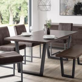Julian Bowen Brooklyn 6 Seater Dining Table - Dark Oak