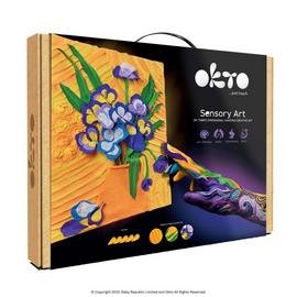 Okto DIY Air Dry Clay Irises Sensory Art Kit