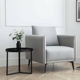Julian Bowen Rohe Fabric Armchair - Grey