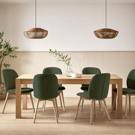 Habitat Alston Extending Dining Table & 6 Chairs