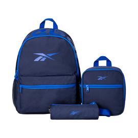 Reebok 20L Backpack with Lunch Bag and Pencil Case - Blue