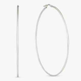 Revere Polished Sterling Silver Classic Hoop Earrings