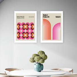 East End Prints Bauhaus Twin Set Art Prints