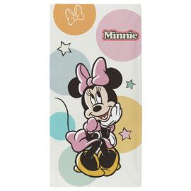 Disney Minnie Mouse Beach Towel - White