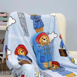 Paddington Shaped Cushion - Blue - 40x30cm