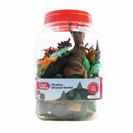 Chad Valley  Dinosaurs Bucket 50 pieces