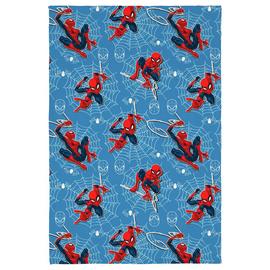 Spiderman Fleece Throw - Blue - 100x150cm