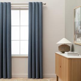 Habitat Blackout Eyelet Curtain