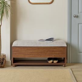 Habitat Saffield Shoe Storage Bench - Walnut