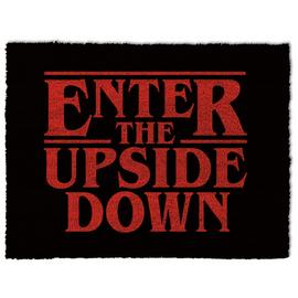 Pyramid Stranger Things Upside Down Black Doormat - 40x60cm
