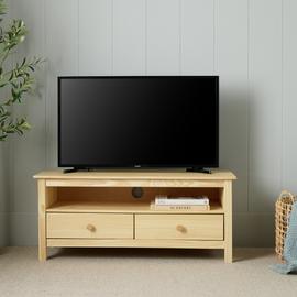 Argos Home Logan 2 Drawer TV Unit - Pine