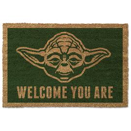 Pyramid Star Wars Yoda Green Doormat - 40x60cm