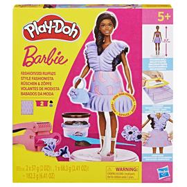 Play-Doh Barbie Fashionista Ruffles with 2 Tubs