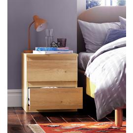 Argos Home Jenson Set of 2 Drawer Bedside Table